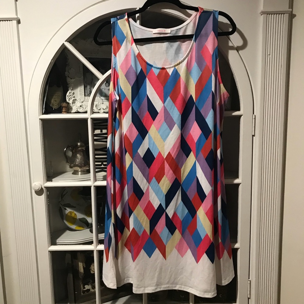 NEVER WORN Multi Colored Sundress!